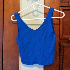 Out From Under Wrap It Up Seamless Reversible Bra Top in Sapphire, xl/xxl